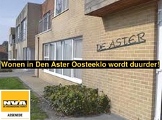 Wonen in Den Aster wordt duurder!